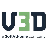 V3D, a SoftAtHome company logo - Similar company to Will Ads