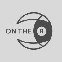 On The 8 logo - Similar company to Meeple Mayhem