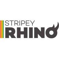 Stripey Rhino logo - Similar company to Speedpac