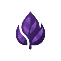 Purple Leaf logo - Similar company to Maxamy