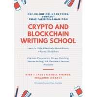 Cryptocurrency Writing School logo - Similar company to Blockmanity