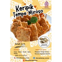 Keripik Tempe Miroso logo - Similar company to Keripik Goceng