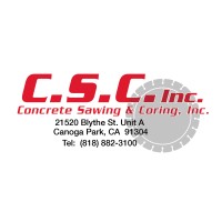 Concrete Sawing & Coring, Inc. logo - Similar company to American Eagle Concrete Cutting