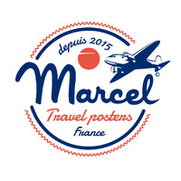 Marcel Travel Posters logo - Similar company to Sergeantpaper