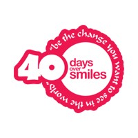 40 Days Over 40 Smiles Foundation logo - Similar company to The Red Notebook