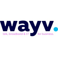 Wayv. Talk and Broadband for Business 🟢🔵🟣 logo - Similar company to Backoops