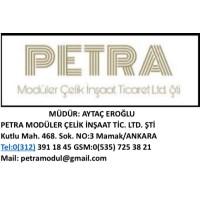 PETRA MODÜLER ÇELİK İNŞAAT xn--tic-9dc.LTD.xn--ti-eta21o. logo - Similar company to Maintec Teknoloji̇ A.Ş.