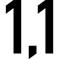 1,1 | ettkommaett logo - Similar company to Holy Comms