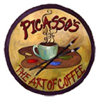 Picasso's Coffee logo - Similar company to Coma Coffee Roasters