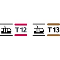 Transkeo T12 - T13 (SNCF/Keolis) logo - Similar company to Graphixeen