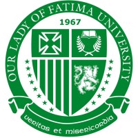 Our Lady of Fatima University logo - Similar company to Junior Philippine Institute Of Accountants - Our Lady Of Fatima University Valenzuela