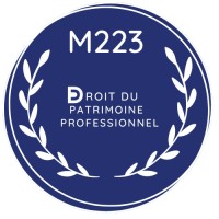 Master 223 - Droit du Patrimoine Professionnel logo - Similar company to Fndp - Fédération Nationale Droit Du Patrimoine