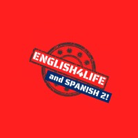 ENGLISH 4 LIFE || and SPANISH 2! logo - Similar company to Hablás Inglés
