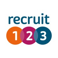 Recruit123 logo - Similar company to Jpf First Aid - Multi-Award Winning Training Provider