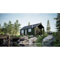 Timber frame Modular House / MMOM logo - Similar company to Mtb Modules