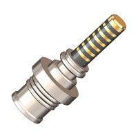 Round plug connector logo - Similar company to Bachofen Ag