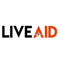 Live Aid logo - Similar company to John Goodman