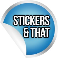 Stickers and That Ltd logo - Similar company to The Stickers - Adesivos Personalizados