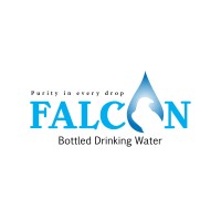 Falcon Bottled Water logo - Similar company to Rainbow Water
