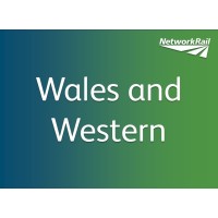Network Rail Wales & Western region logo - Similar company to Cardiff University / Prifysgol Caerdydd