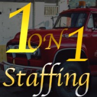 1 on 1 Staffing logo - Similar company to Girlfriday