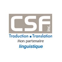 CSF inc. Linguistic Services logo - Similar company to Apogée Solutions Linguistiques
