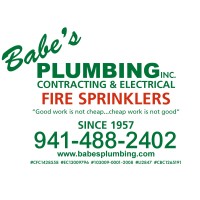 Babe's Plumbing, Contracting, Electrical & Fire Sprinklers logo - Similar company to Babe Plumbing Llc