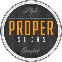 Proper Socks logo - Similar company to Sock It To Me Boston