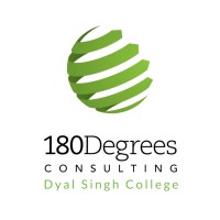 180 Degrees Consulting Dyal Singh College logo - Similar company to The Consulting Club, Dyal Singh College