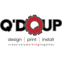 Q'D UP  Design | Print | Install logo - Similar company to Blank Canvas