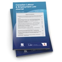 Canadian Labour & Employment Law Journal