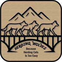 Herding Wolves logo - Similar company to Spicy Drops