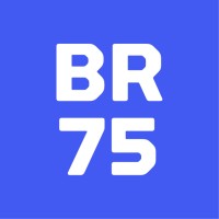 BR75 texto | design | produção logo - Similar company to Br7