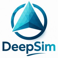 DeepSim logo - Similar company to Broad Wave Creations