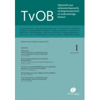 Tvob, Tijdschrift Voor Vennootschapsrecht, Rechtspersonenrecht En Ondernemingsbestuur