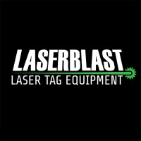 LaserBlast logo - Similar company to Megaverse Vr