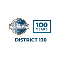 Toastmasters District 130 logo - Similar company to District 94 Toastmasters
