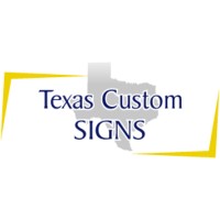 Texas Custom Signs logo - Similar company to Starlinkpros