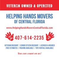 Helping Hands Movers of Central Florida logo - Similar company to Lydybug Pest Control
