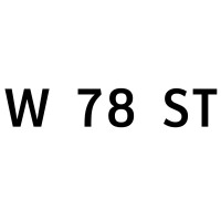 W 78 St