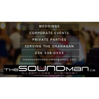 The SoundMan Mobile DJ Services - Okanagan