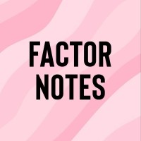 Factor Notes logo - Similar company to Odd Giraffe