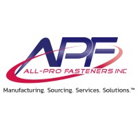All-Pro Fasteners Inc. logo - Similar company to Intenfa Limited - Int Bolts Nuts Threaded Rods Washers & Fasteners