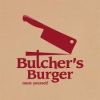 Butchers burger logo - Similar company to Just Smash