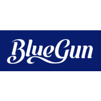 Blue Gun logo - Similar company to Cast Living