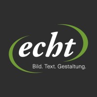 Echt Ideen leben. Bild. Text. Gestaltung. logo - Similar company to Bofrost*Suisse