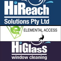 Hi Reach Solutions Pty Ltd. T/A Elemental Access & Hi Glass window cleaning logo - Similar company to White Dragon Training Ltd