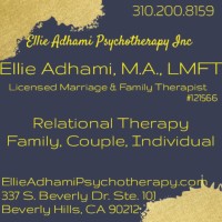 Ellie Adhami Psychotherapy Inc / Ellie Adhami, M.A., LMFT logo - Similar company to White Horse Youth Ranch Foundation