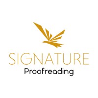 Signature Proofreading logo - Similar company to Eagle Editing (Proofreading)