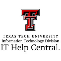 Texas Tech University - It Help Central